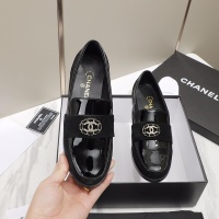 Cheap Chanel Leather Shoes For Women #1245874 Replica Wholesale [$96.00 USD] [ITEM#1245874] on Replica Chanel Leather Shoes