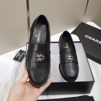 Cheap Chanel Leather Shoes For Women #1245875 Replica Wholesale [$96.00 USD] [ITEM#1245875] on Replica Chanel Leather Shoes