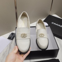 Cheap Chanel Leather Shoes For Women #1245878 Replica Wholesale [$96.00 USD] [ITEM#1245878] on Replica Chanel Leather Shoes