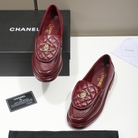 Cheap Chanel Leather Shoes For Women #1245888 Replica Wholesale [$92.00 USD] [ITEM#1245888] on Replica Chanel Leather Shoes