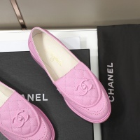 Cheap Chanel Leather Shoes For Women #1245890 Replica Wholesale [$92.00 USD] [ITEM#1245890] on Replica Chanel Leather Shoes