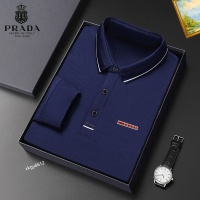 Cheap Prada T-Shirts Long Sleeved For Men #1247163 Replica Wholesale [$40.00 USD] [ITEM#1247163] on Replica Prada T-Shirts