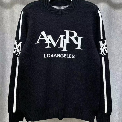 Cheap Amiri Sweaters Long Sleeved For Unisex #1247417 Replica Wholesale [$52.00 USD] [ITEM#1247417] on Replica Amiri Sweaters