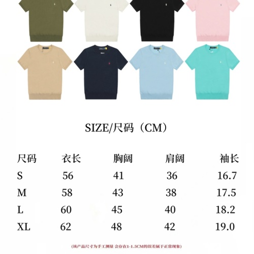 Cheap Ralph Lauren Polo T-Shirts Short Sleeved For Women #1247613 Replica Wholesale [$39.00 USD] [ITEM#1247613] on Replica Ralph Lauren Polo T-Shirts