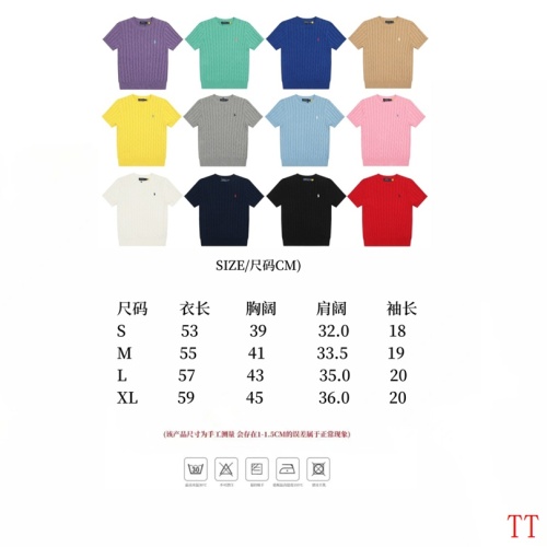 Cheap Ralph Lauren Polo T-Shirts Short Sleeved For Women #1247644 Replica Wholesale [$39.00 USD] [ITEM#1247644] on Replica Ralph Lauren Polo T-Shirts