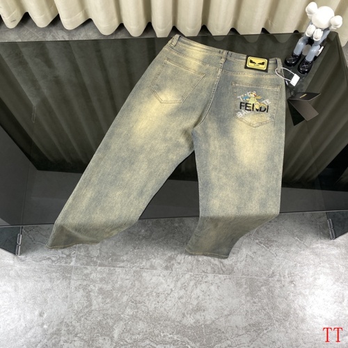 Cheap Fendi Jeans For Unisex #1247776 Replica Wholesale [$52.00 USD] [ITEM#1247776] on Replica Fendi Jeans