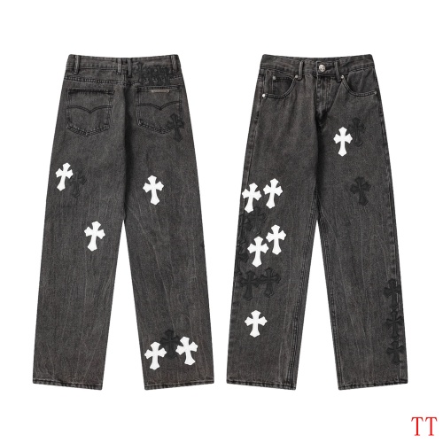 Cheap Chrome Hearts Jeans For Men #1247831 Replica Wholesale [$56.00 USD] [ITEM#1247831] on Replica Chrome Hearts Jeans