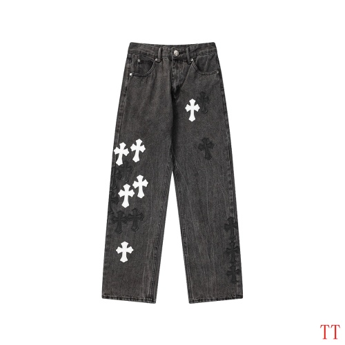 Cheap Chrome Hearts Jeans For Men #1247831 Replica Wholesale [$56.00 USD] [ITEM#1247831] on Replica Chrome Hearts Jeans