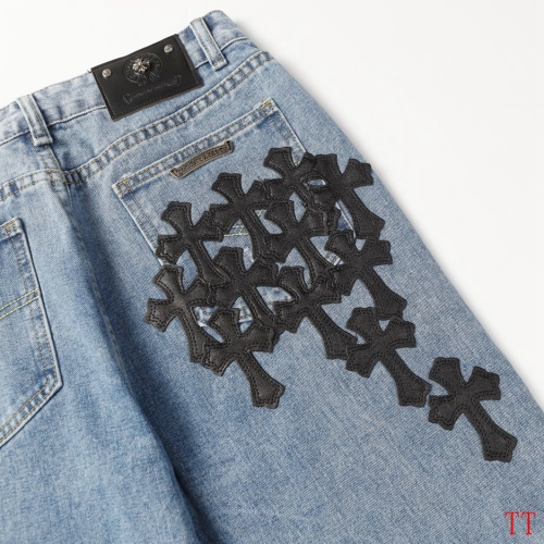 Cheap Chrome Hearts Jeans For Men #1247840 Replica Wholesale [$56.00 USD] [ITEM#1247840] on Replica Chrome Hearts Jeans