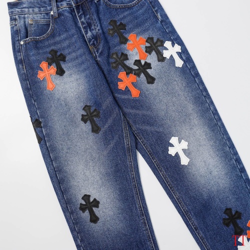 Cheap Chrome Hearts Jeans For Men #1247858 Replica Wholesale [$56.00 USD] [ITEM#1247858] on Replica Chrome Hearts Jeans