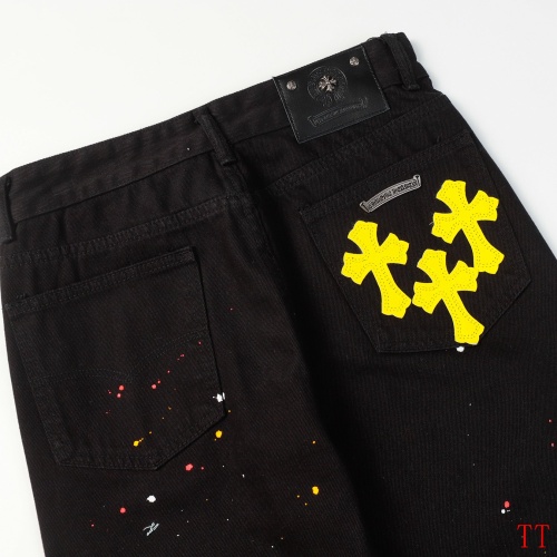 Cheap Chrome Hearts Jeans For Men #1247864 Replica Wholesale [$56.00 USD] [ITEM#1247864] on Replica Chrome Hearts Jeans