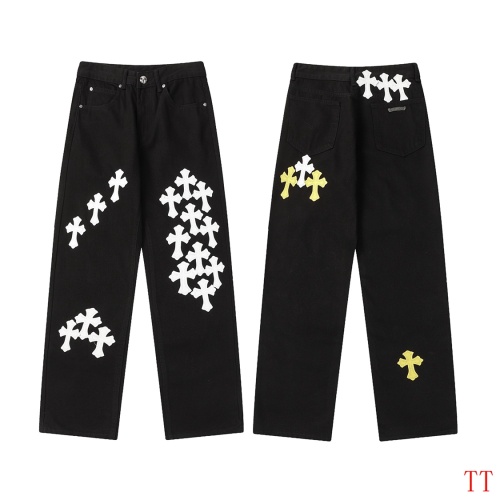 Cheap Chrome Hearts Jeans For Men #1247866 Replica Wholesale [$56.00 USD] [ITEM#1247866] on Replica Chrome Hearts Jeans