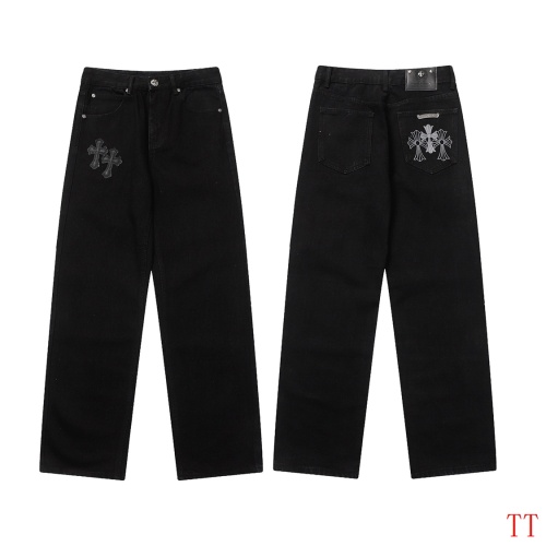 Cheap Chrome Hearts Jeans For Men #1247867 Replica Wholesale [$56.00 USD] [ITEM#1247867] on Replica Chrome Hearts Jeans