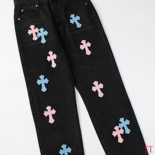 Cheap Chrome Hearts Jeans For Men #1247871 Replica Wholesale [$56.00 USD] [ITEM#1247871] on Replica Chrome Hearts Jeans