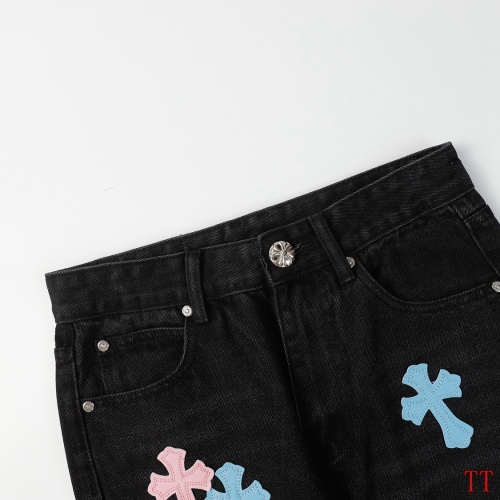 Cheap Chrome Hearts Jeans For Men #1247871 Replica Wholesale [$56.00 USD] [ITEM#1247871] on Replica Chrome Hearts Jeans