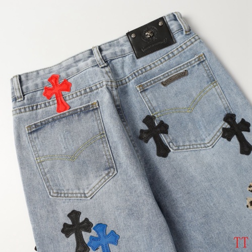 Cheap Chrome Hearts Jeans For Men #1247876 Replica Wholesale [$60.00 USD] [ITEM#1247876] on Replica Chrome Hearts Jeans