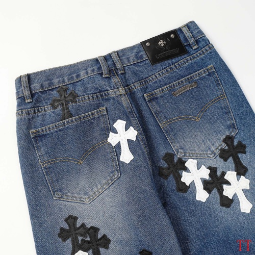 Cheap Chrome Hearts Jeans For Men #1247877 Replica Wholesale [$56.00 USD] [ITEM#1247877] on Replica Chrome Hearts Jeans