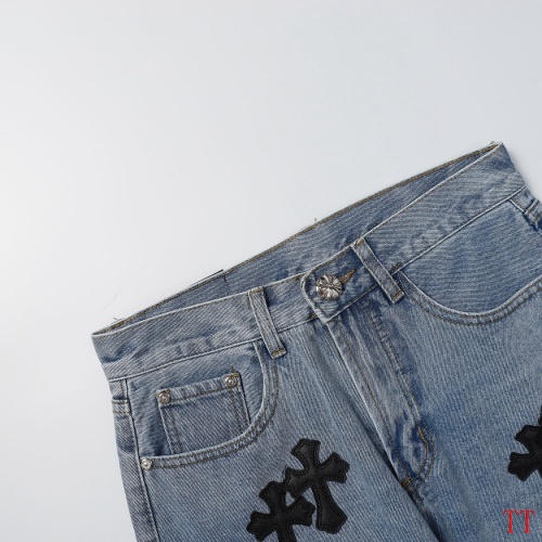 Cheap Chrome Hearts Jeans For Men #1247882 Replica Wholesale [$45.00 USD] [ITEM#1247882] on Replica Chrome Hearts Jeans