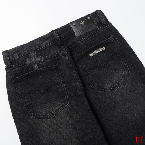 Cheap Chrome Hearts Jeans For Men #1247886 Replica Wholesale [$45.00 USD] [ITEM#1247886] on Replica Chrome Hearts Jeans