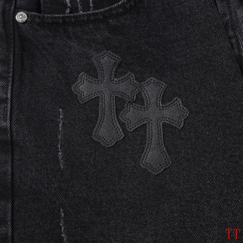 Cheap Chrome Hearts Jeans For Men #1247886 Replica Wholesale [$45.00 USD] [ITEM#1247886] on Replica Chrome Hearts Jeans