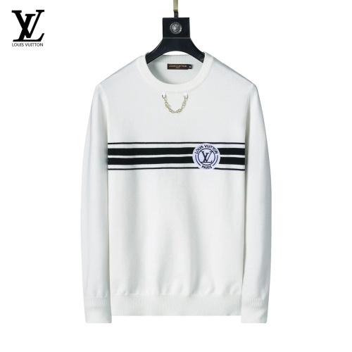 Cheap Louis Vuitton LV Sweaters Long Sleeved For Men #1247966 Replica Wholesale [$45.00 USD] [ITEM#1247966] on Replica Louis Vuitton LV Sweaters