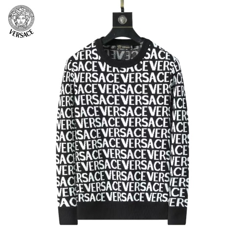 Cheap Versace Sweaters Long Sleeved For Men #1247988 Replica Wholesale [$45.00 USD] [ITEM#1247988] on Replica Versace Sweaters