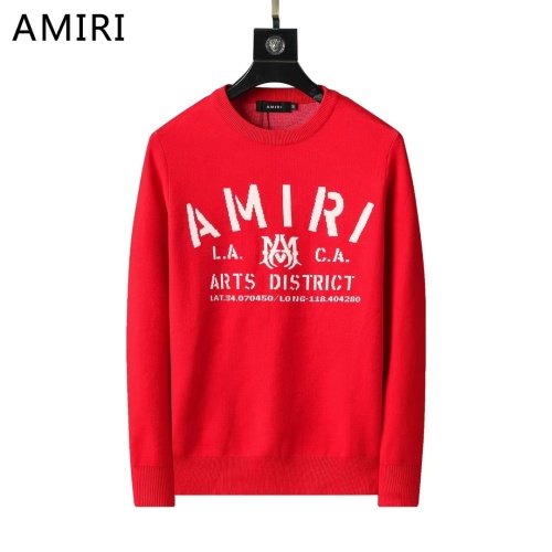 Cheap Amiri Sweaters Long Sleeved For Men #1247991 Replica Wholesale [$45.00 USD] [ITEM#1247991] on Replica Amiri Sweaters