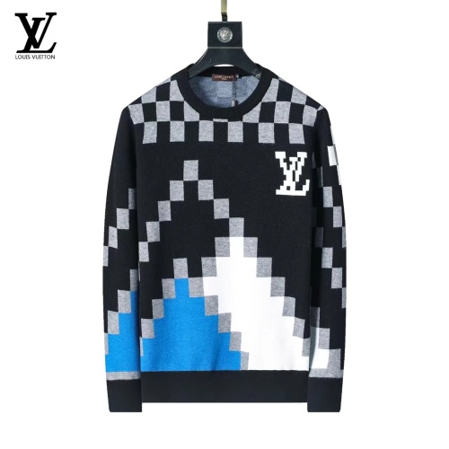 Cheap Louis Vuitton LV Sweaters Long Sleeved For Men #1247995 Replica Wholesale [$45.00 USD] [ITEM#1247995] on Replica Louis Vuitton LV Sweaters