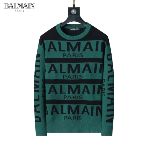 Cheap Balmain Sweaters Long Sleeved For Men #1248001 Replica Wholesale [$45.00 USD] [ITEM#1248001] on Replica Balmain Sweaters