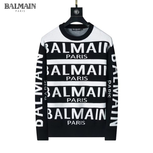 Cheap Balmain Sweaters Long Sleeved For Men #1248002 Replica Wholesale [$45.00 USD] [ITEM#1248002] on Replica Balmain Sweaters