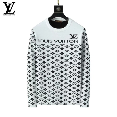 Cheap Louis Vuitton LV Sweaters Long Sleeved For Men #1248013 Replica Wholesale [$45.00 USD] [ITEM#1248013] on Replica Louis Vuitton LV Sweaters