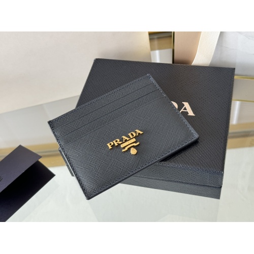 Cheap Prada Card Case In Navy For Women #1248544 Replica Wholesale [$52.00 USD] [ITEM#1248544] on Replica Prada Wallets