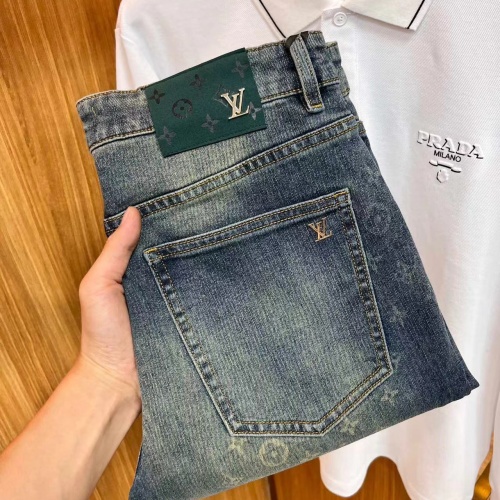 Cheap Louis Vuitton LV Jeans For Men #1248554 Replica Wholesale [$48.00 USD] [ITEM#1248554] on Replica Louis Vuitton LV Jeans