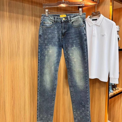 Cheap Louis Vuitton LV Jeans For Men #1248554 Replica Wholesale [$48.00 USD] [ITEM#1248554] on Replica Louis Vuitton LV Jeans