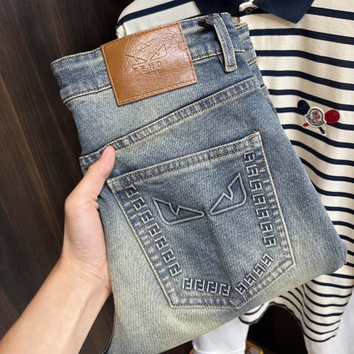 Cheap Fendi Jeans For Men #1248568 Replica Wholesale [$72.00 USD] [ITEM#1248568] on Replica Fendi Jeans