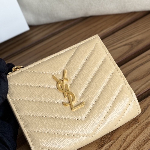 Cheap Yves Saint Laurent AAA Quality Wallets #1248607 Replica Wholesale [$85.00 USD] [ITEM#1248607] on Replica Yves Saint Laurent AAA Wallets