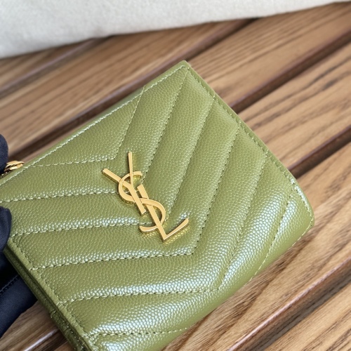 Cheap Yves Saint Laurent AAA Quality Wallets #1248609 Replica Wholesale [$85.00 USD] [ITEM#1248609] on Replica Yves Saint Laurent AAA Wallets