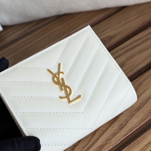 Cheap Yves Saint Laurent AAA Quality Wallets #1248610 Replica Wholesale [$85.00 USD] [ITEM#1248610] on Replica Yves Saint Laurent AAA Wallets