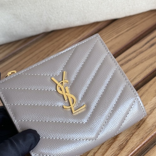 Cheap Yves Saint Laurent AAA Quality Wallets #1248612 Replica Wholesale [$85.00 USD] [ITEM#1248612] on Replica Yves Saint Laurent AAA Wallets