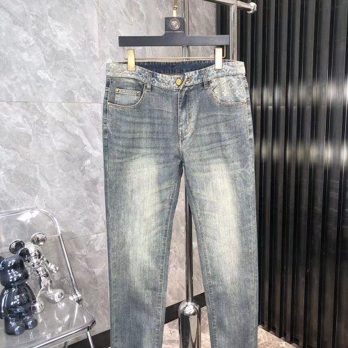 Cheap Louis Vuitton LV Jeans For Men #1248622 Replica Wholesale [$45.00 USD] [ITEM#1248622] on Replica Louis Vuitton LV Jeans