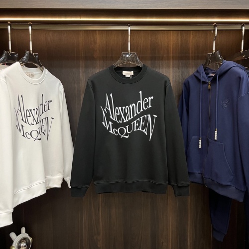 Cheap Alexander McQueen Hoodies Long Sleeved For Men #1248631 Replica Wholesale [$80.00 USD] [ITEM#1248631] on Replica Alexander McQueen Hoodies