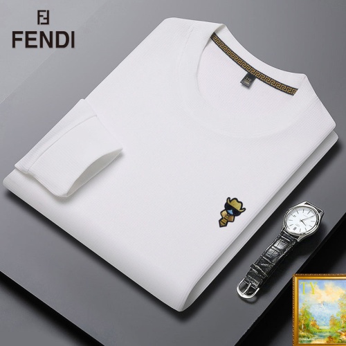 Cheap Fendi Hoodies Long Sleeved For Men #1248644 Replica Wholesale [$40.00 USD] [ITEM#1248644] on Replica Fendi Hoodies