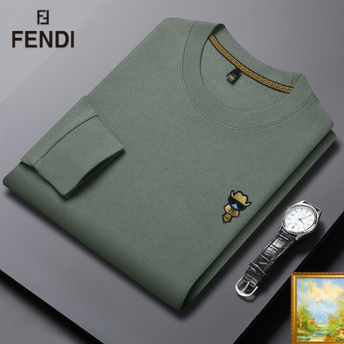 Cheap Fendi Hoodies Long Sleeved For Men #1248646 Replica Wholesale [$40.00 USD] [ITEM#1248646] on Replica Fendi Hoodies