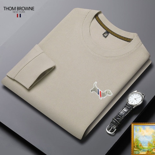 Cheap Thom Browne TB Hoodies Long Sleeved For Men #1248665 Replica Wholesale [$40.00 USD] [ITEM#1248665] on Replica Thom Browne TB Hoodies