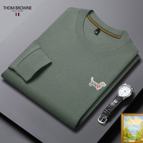 Cheap Thom Browne TB Hoodies Long Sleeved For Men #1248668 Replica Wholesale [$40.00 USD] [ITEM#1248668] on Replica Thom Browne TB Hoodies