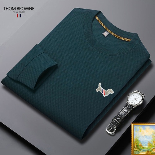 Cheap Thom Browne TB Hoodies Long Sleeved For Men #1248669 Replica Wholesale [$40.00 USD] [ITEM#1248669] on Replica Thom Browne TB Hoodies