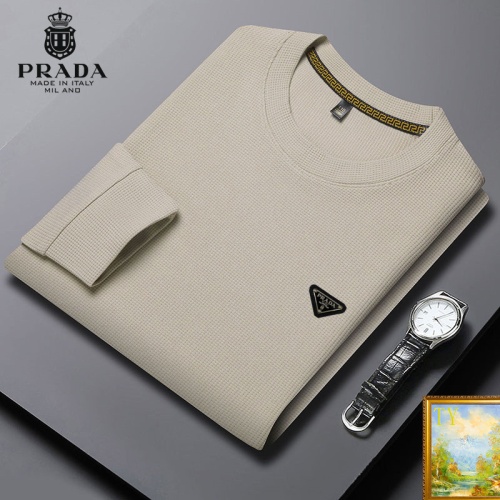 Cheap Prada Hoodies Long Sleeved For Men #1248694 Replica Wholesale [$40.00 USD] [ITEM#1248694] on Replica Prada Hoodies