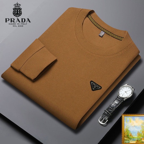 Cheap Prada Hoodies Long Sleeved For Men #1248695 Replica Wholesale [$40.00 USD] [ITEM#1248695] on Replica Prada Hoodies