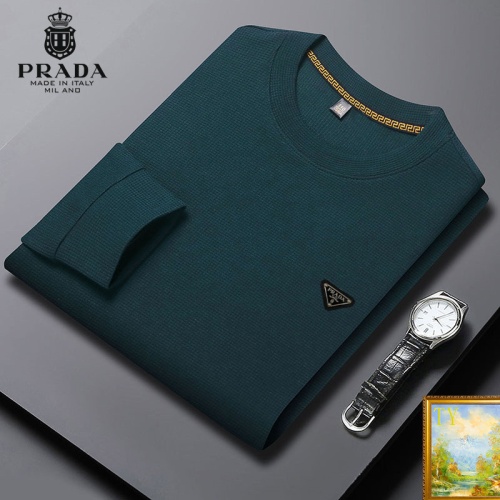 Cheap Prada Hoodies Long Sleeved For Men #1248698 Replica Wholesale [$40.00 USD] [ITEM#1248698] on Replica Prada Hoodies