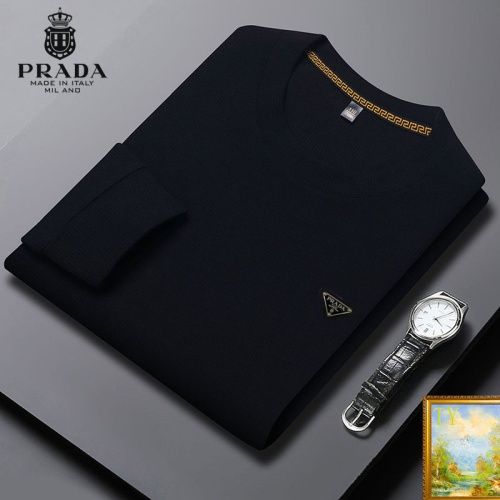 Cheap Prada Hoodies Long Sleeved For Men #1248700 Replica Wholesale [$40.00 USD] [ITEM#1248700] on Replica Prada Hoodies